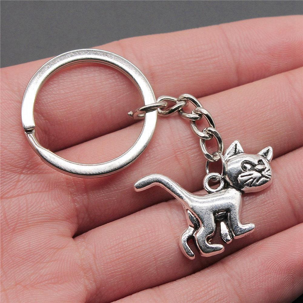 Poultry Farm Chicken Rooster Keychain for Men High Quality Initial New Year Gift Hip Hop Bag Accessory