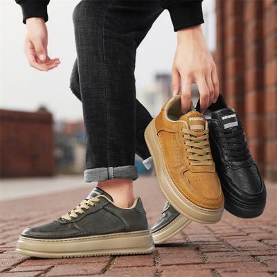 New Men's Classic Fashion Low Top Thick Sole Skateboarding Shoes Comfortable Soft Sole Basketball  Sneakers