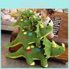 Toy Triceratops Plush Dinosaur Stuffed Doll Cartoon Bedroom Gift Decoration