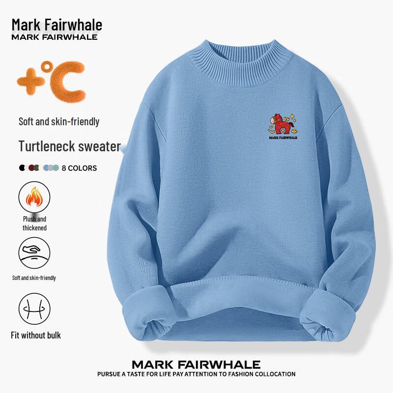 

Mark Fairwhale Men s Versatile Mock Neck Pullover Sweater XL