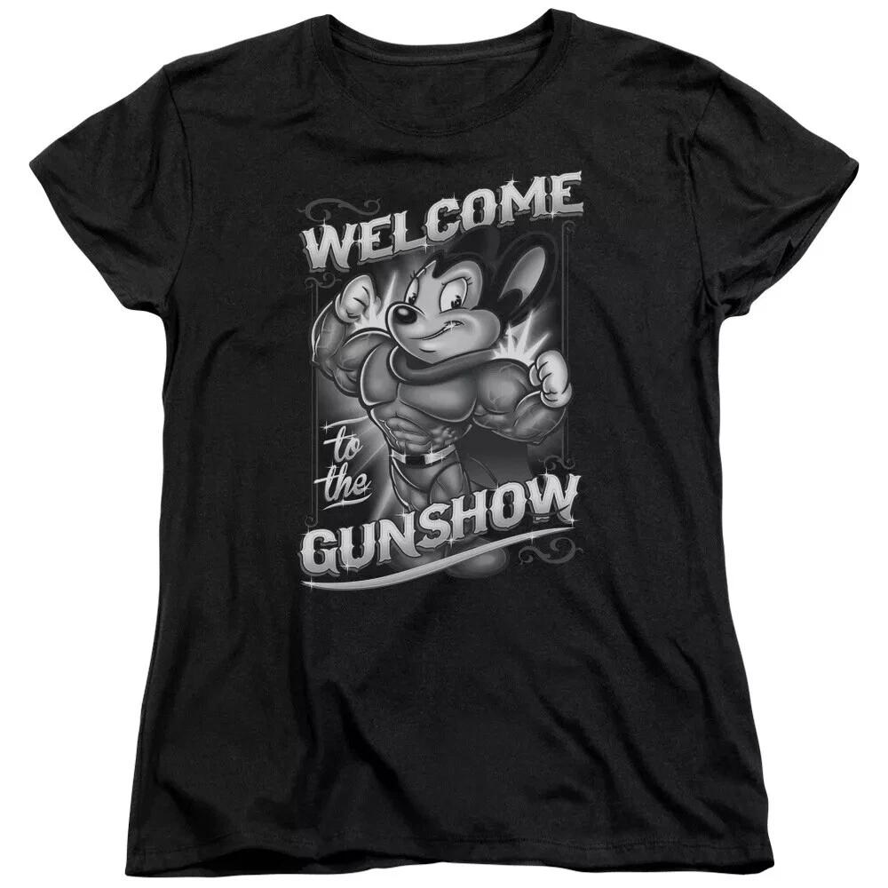 Mighty Mouse  Mighty Gunshow  Women s T-Shirt 3XL