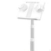 Floor Book Stand Holder Bookstand Stable Base Adjustable Height Reading Device for Textbooks