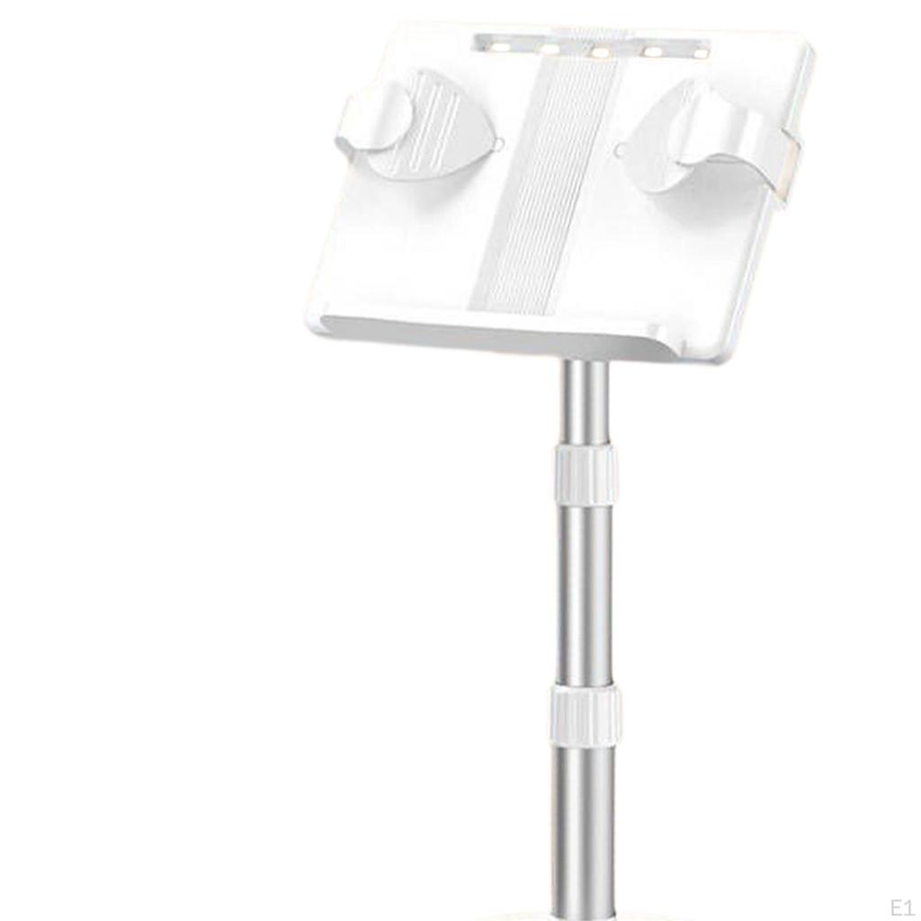 Floor Book Stand Holder Bookstand Stable Base Adjustable Height Reading Device for Textbooks