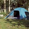 VidaXL 4 Person Dome Camping Tent Blue Waterproof, Tent, Camping Shelter, Garden Shelter, Garden Tent, Shelter 94720