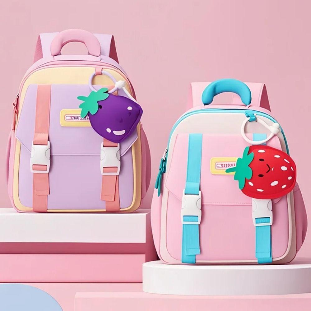 Waterproof Kindergarten School Bag Adjustable Straps Cartoon Nursery Backpack  Travel