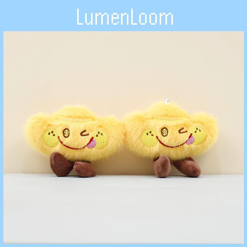 Cute Gold Ingot Plush Toy Keychain For Bags And Adorable Home Decor
