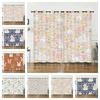 Curtain Animal Rabbit Illustration Curtain Digital Printing Blackout Curtain No Punching
