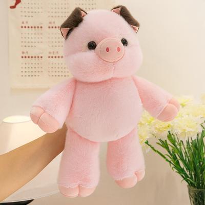 Farm Animal Plush Cute Pig Lamb Highland Cow Stuffed Toys Soft Fluffy Hugging Dolls for Kids And Adults