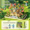 Fermi S2238 Huaylin Castle Preserved Flower Model - Handmade Building Blocks for Kids - Valentine's Day Gift