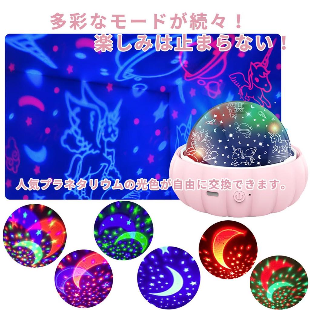 ROBOT PLAZA Planetarium Projector for Home Use, Kids' Star Projector, Ceiling Projection, Starry Sky Light, Toy, Birthday Gift (Pink)