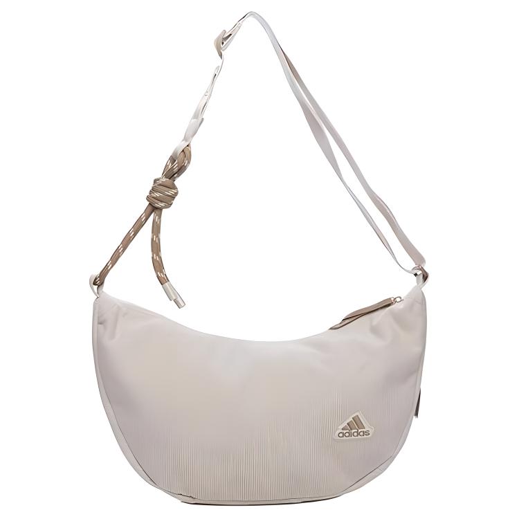 Adidas Polyester Crossbody Bag, Shoulder Bag Regular Women's Ecru Adidas JF6250