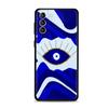 Case For Samsung Galaxy S22 S21 S20 Ultra FE S10 S9 S8 Plus S10e Note 20Ultra 10Plus Cover Funda Blue Nazar Boncuğu Evil Eye