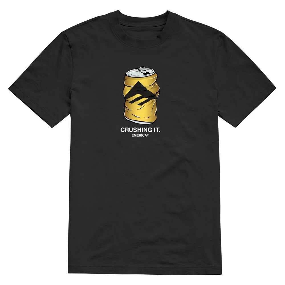 Emerica S/S T-Shirt CRUSHING IT - Black - Small - NWT 150