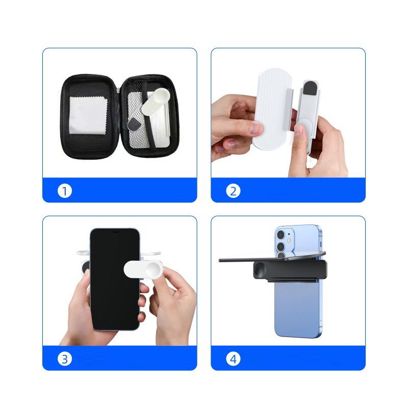 Smartphone Camera Mirror Reflection Clip Kit For All Phone Models Perfect Tool For Photographers