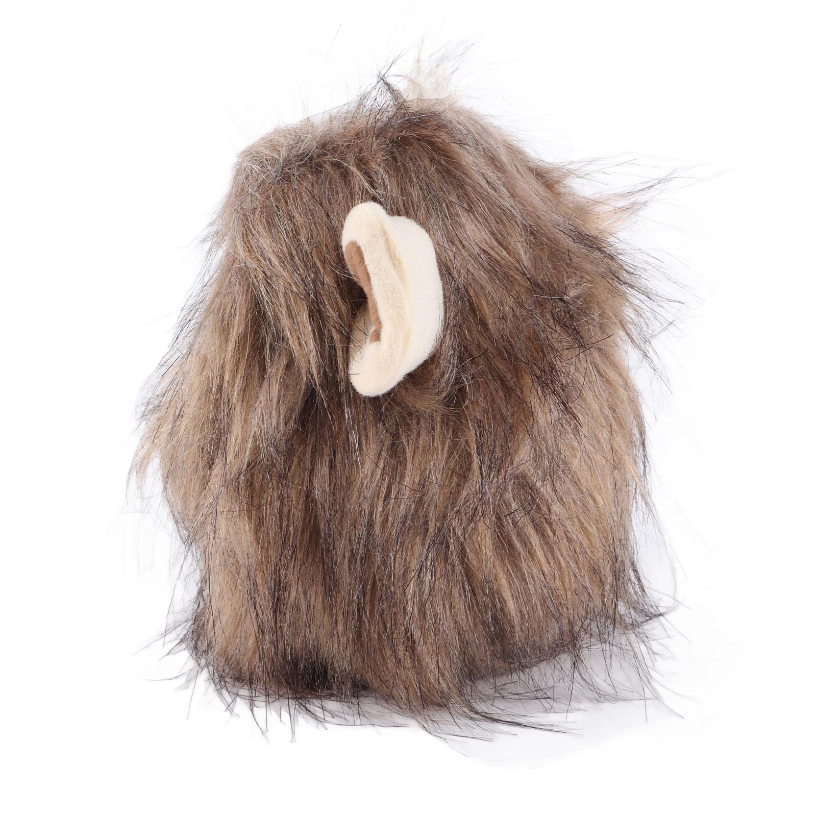 

Mane Wig for Cat Strap On Cute Hair Cat Clothes Funny Pet Headwear Furry Costumes for Cats Small Dogs
