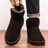 Herren Mode Baumwolle Neu High Top Winter Lässig Anti-Rutsch Abriebfest Dicke Sohle Schuhe Plüsch Komfort Dicke Schnee Trend Stiefel