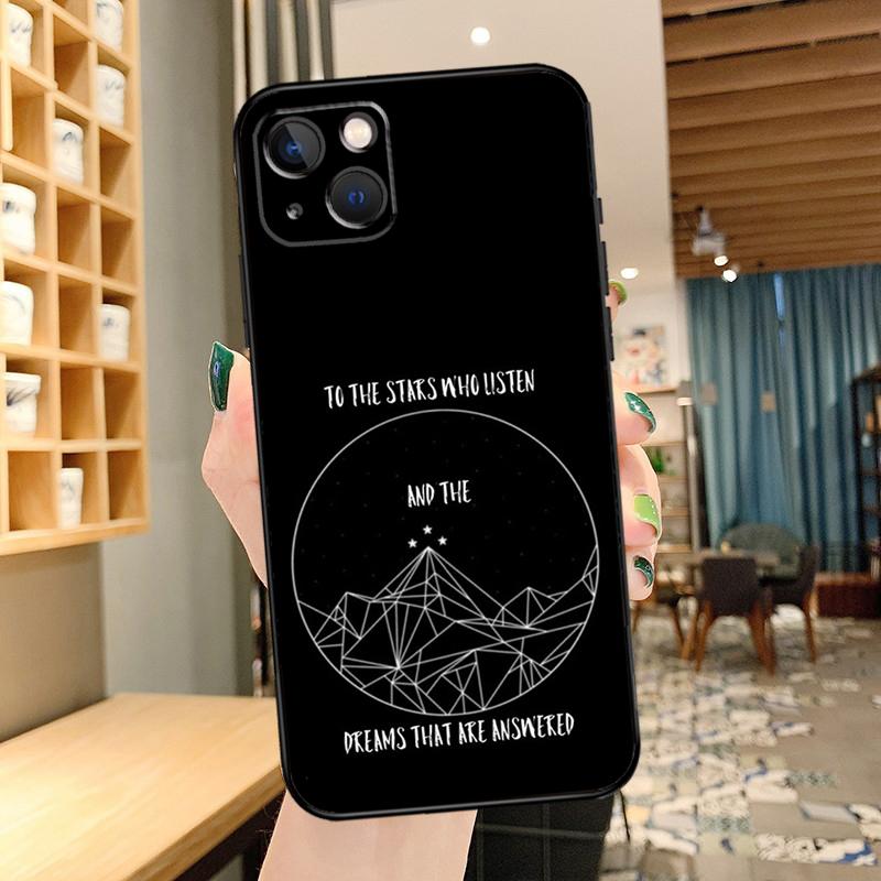 A Court of Mist Fury Sarah J Maas Phone Case For iPhone 14 Pro Max 17 Air 16 15 11 12 13 Pro Max mini 15 16 Plus 16e Cover