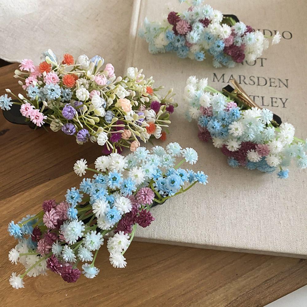 Fairy Floral Side Clip Bohemian Thai Hairpin Headdress Bride Hair Accessories Bridesmaid