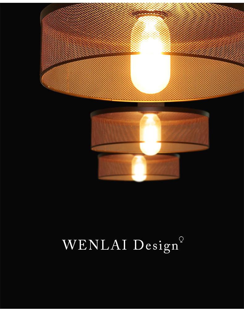 Retro Industrial Cement Pendant Light - American Country Style for Cafes, Bars, and Restaurants