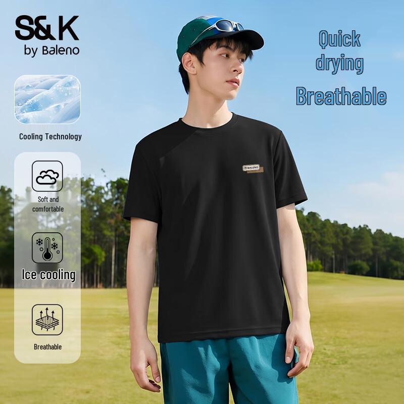 Baleno Men s Ice Silk Cooling Sport T-Shirt 5XL