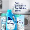 Downy Cool Cotton Fabric Softener Refreshing 240 Large Capacity Sheets, Scent, Anti-Static, Dryer-Safe, Softening, Sheets, [Product Code]