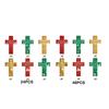 Wooden Cross Christmas Ornament – Prayers For Peace Hope And Love Christmas Decoration Tree