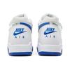 Nike Flight Legacy Fashion Abrasion Resistant Abrasion Resistant Mid Top Vintage Basketball Shoes Men's White Blue BQ4212-103(Team181-)