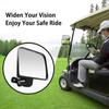 1Pair Universal Golf Cart Side Mirrors Folding Rearview Mirror For Ezgo Club Car Yamaha Star Zone Carts Replacement Accessories