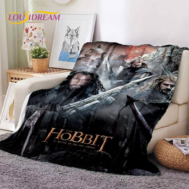 L-Lord of The Rings H-Hobbit Movie Soft Blankets,Keep Warm Throw Blanket Comfortable Blanket for Picnic Beds Sofa Home Bedroom