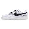 Nike Court Vision 1 Slip Resistant Low top Skateboard Shoes Men's Black White DH2987-101(Team635-)