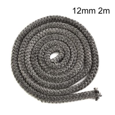 Brand New High Quality Fiberglass Rope Seal Black Stove Door Seal Fiberglass Fire Rope Wood Burning Stove 2m Length