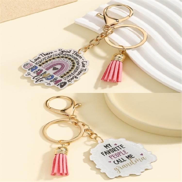 Mother's Day Pendant Keychain Backpacks Charm Key Holder Handbag Charm for Purses Backpacks Keyring Decoration