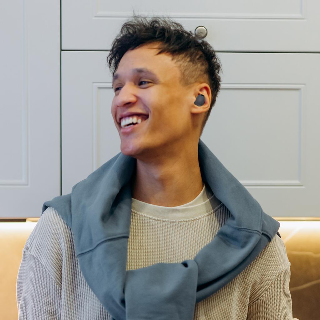 AHASTYLE PT168-B2 3 Paar Für Samsung Galaxy Buds2 Pro Silikon Ohrstöpsel Ersatz-Kopfhörerkappen, Größe: S + M + L