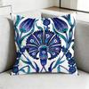 Art Iznik TileE Pillow Case Square DoubleSided Sofa Cushion Cover Bedroom Bedside Pillow Gift