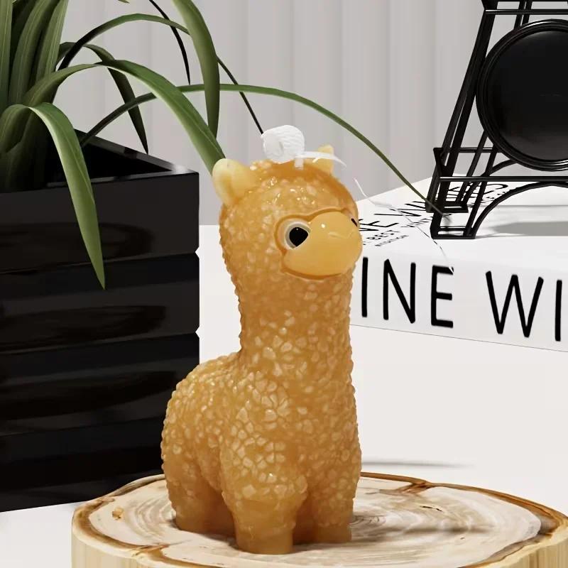 Cute Alpaca Silicone Mold for DIY Clay Resin Handicrafts And Scented Candles 2026 Latest Models Ideal for Home Decor And Holiday