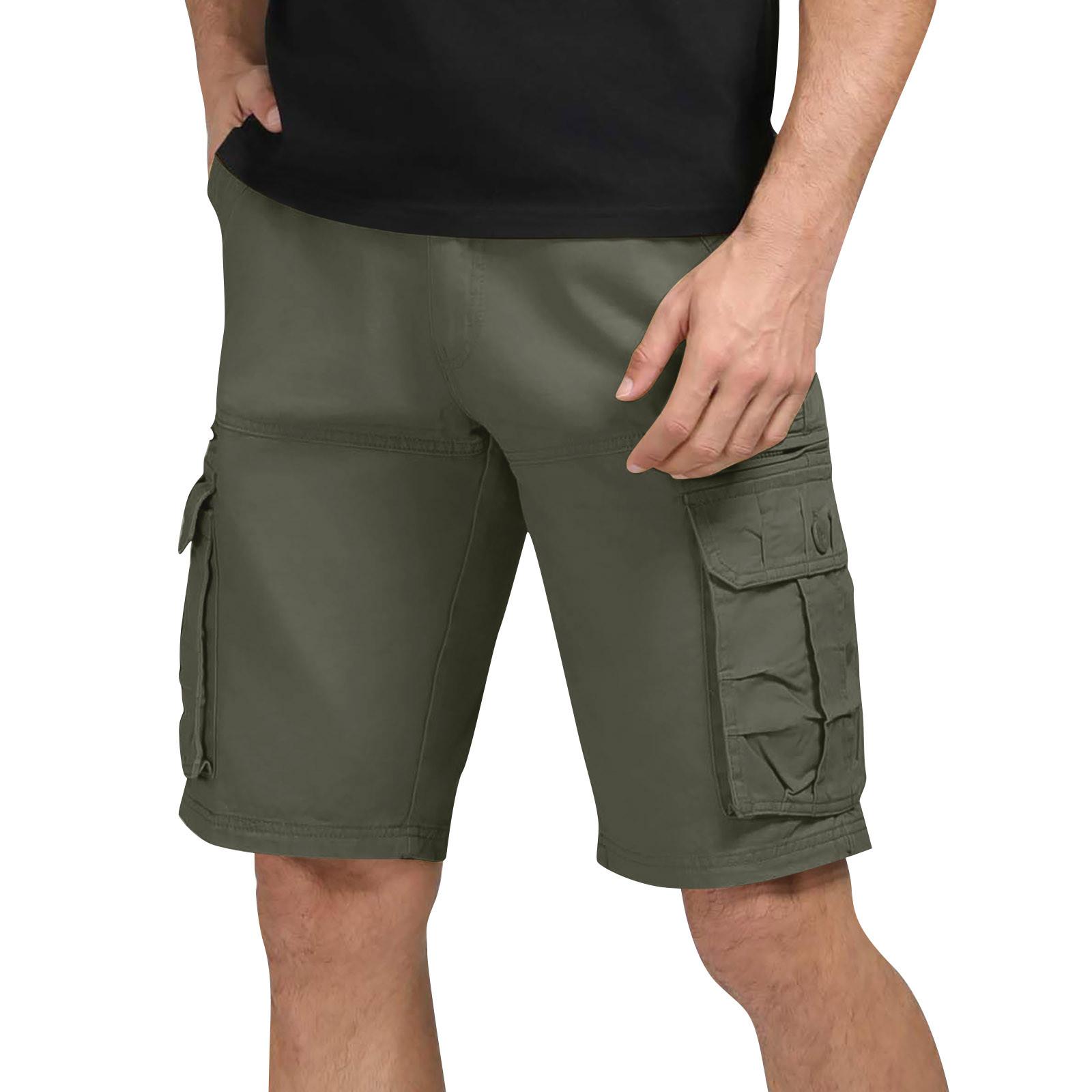 

Мужские спортивные хлопковые льняные повседневные свободные шорты Повседневные пижамы с карманами для бега Брюки L