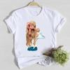 Coffee Happy Time Cute Summer Short Sleeve Casual Tee Top Clothes Fashion Shirt Lady Tshirt Female T Women Graphic T-shirts