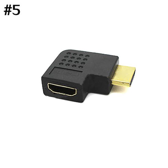 Angle Rotating Connector Port Saver Converter To Female Adapter HDMI-compatible Male