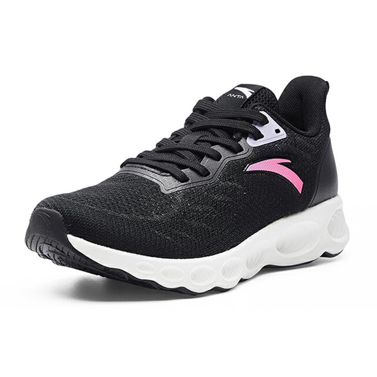 Anta Running Collection Low Top Running Shoes Women's Black White Pink 122035521-4