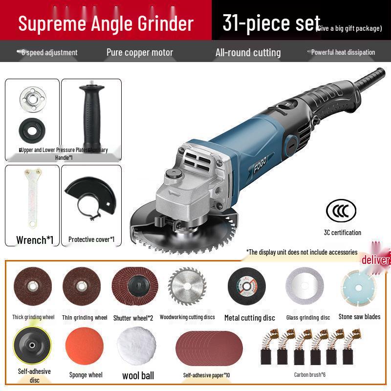 Gefu Angle Grinder: Multifunctional Hand Grinder & Polisher Machine for Home Use