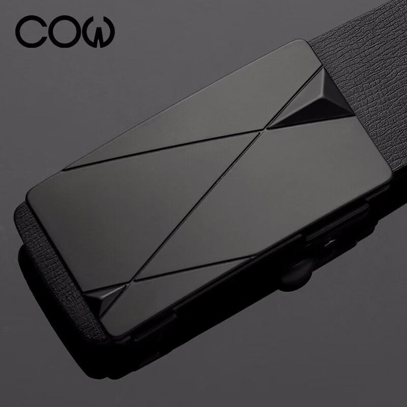 COW Men's Automatic Buckle Cowhide Belt