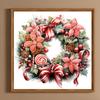 5D DIY Full Round Drill Diamond Painting Christmas Wreath Kit Home Decoration