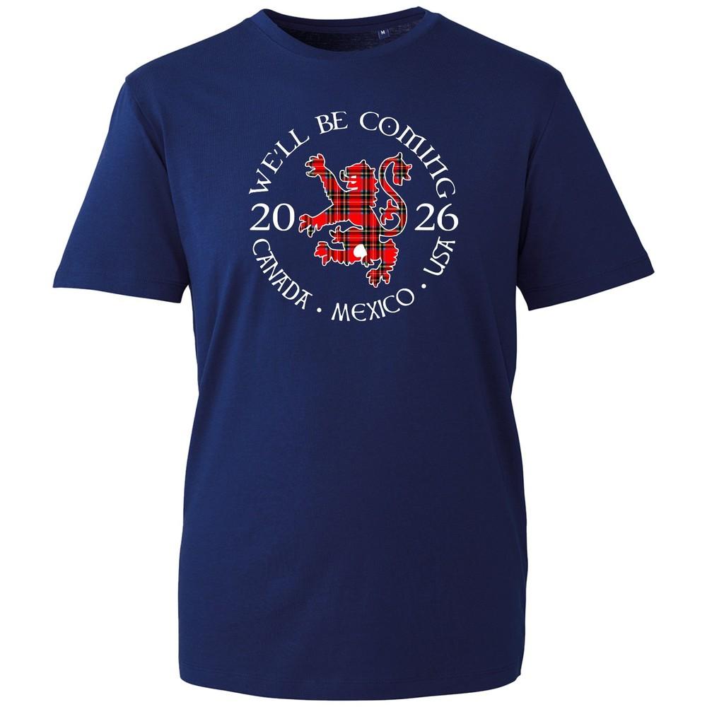 Well Be Coming Scotland 2026 Tshirt Scottish Worldcup Supporters Unisex Tee S