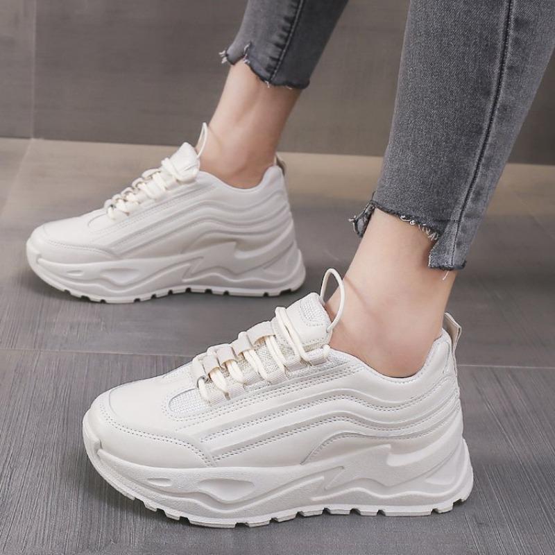 Dad shoes autumn new soft-soled women's casual sports shoes women's thick-soled heightening shoes women's shoes