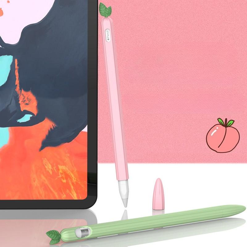 Soft Silicone Holder Stylus Pen Cover For Apple Pencil 2 2nd Generation Cases Tablet Touch Pen Coque