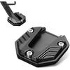 Motorcycle Kickstand, Anti-slip Kickstand Pad, Anti-Sink Extension Side Stand Foot Pad, Electric Motorcycle Universal Footrests Enlarged Bottom