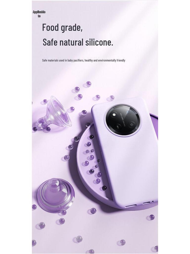 Honor X60 Pro Liquid Silicone Case - Soft, Anti-Drop Protective Cover for Women