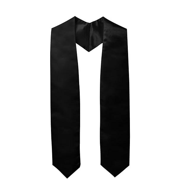Fita de Cerimônia de Formatura Universitária 183cm, Alça de Ombro Cerimonial, Cor Sólida, Xale de Cetim para Prêmio Honorário, Presente 2026