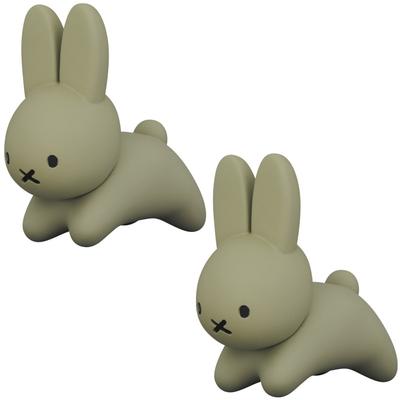Miffy  Bruna  Udf Dick Bruna  Series 6  Rabbit  Gray  Set Of 2