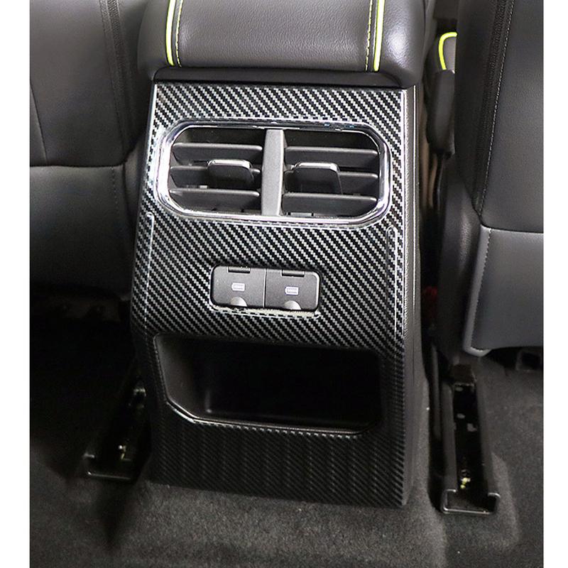Interior Accessories For Haval Jolion -2024 Center Console Armrest Box Rear Decorate Panel Cover Trim Color Modify Anti Kick